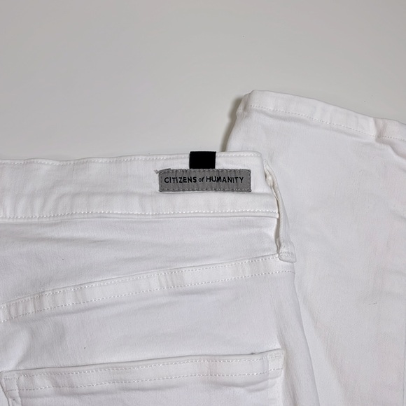 💚Citizens of Humanity by Jerome Dahan Women’s White Skinny Jeans, Size 29 - Picture 7 of 10